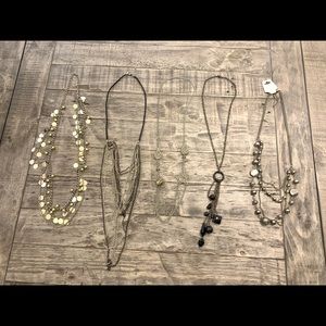5 necklaces bundle